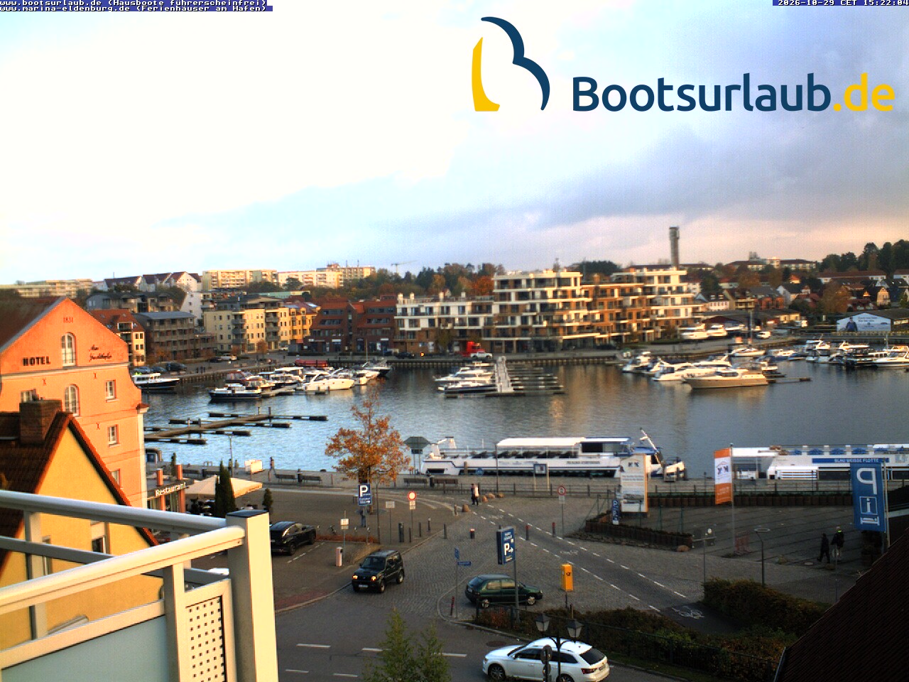 Aktuelles Webcam-Bild der Marina Eldenburg in Waren (Müritz)